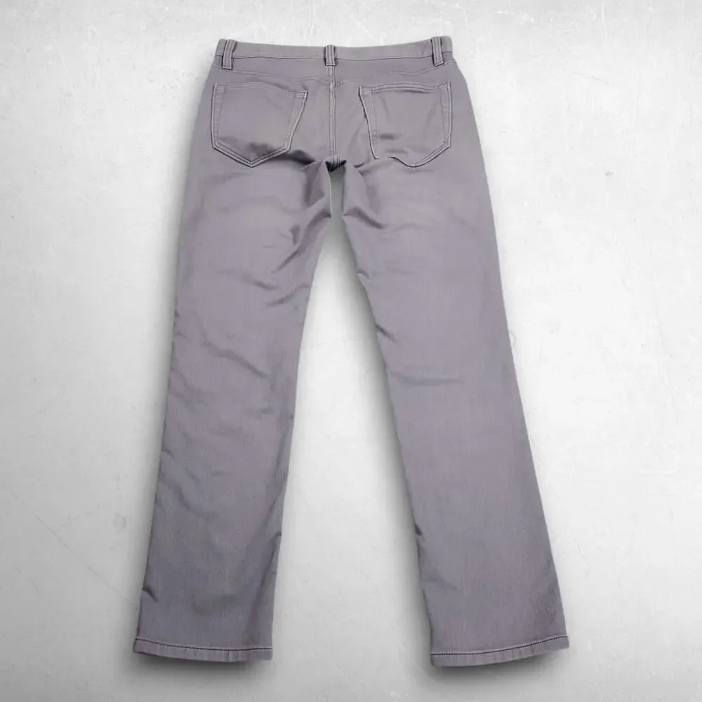 Banana Republic Traveler Slim Fit Jeans Men 31x30 Gray Stretch Comfort Gorpcore